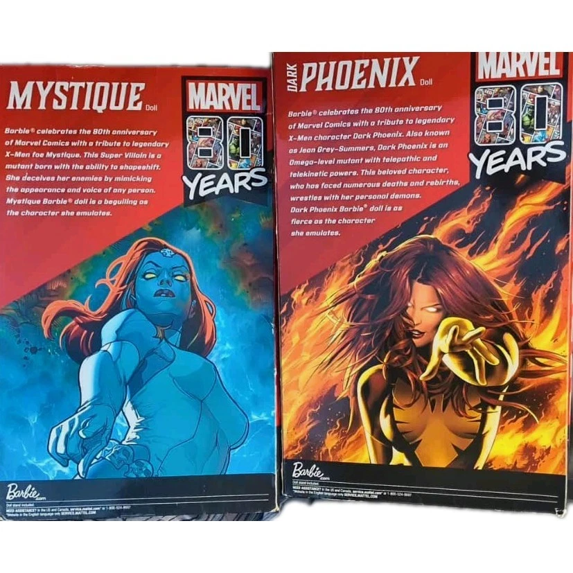 Muñeca Barbie Marvel X-Men Dark Phoenix & Mystique Foto 2 de 2