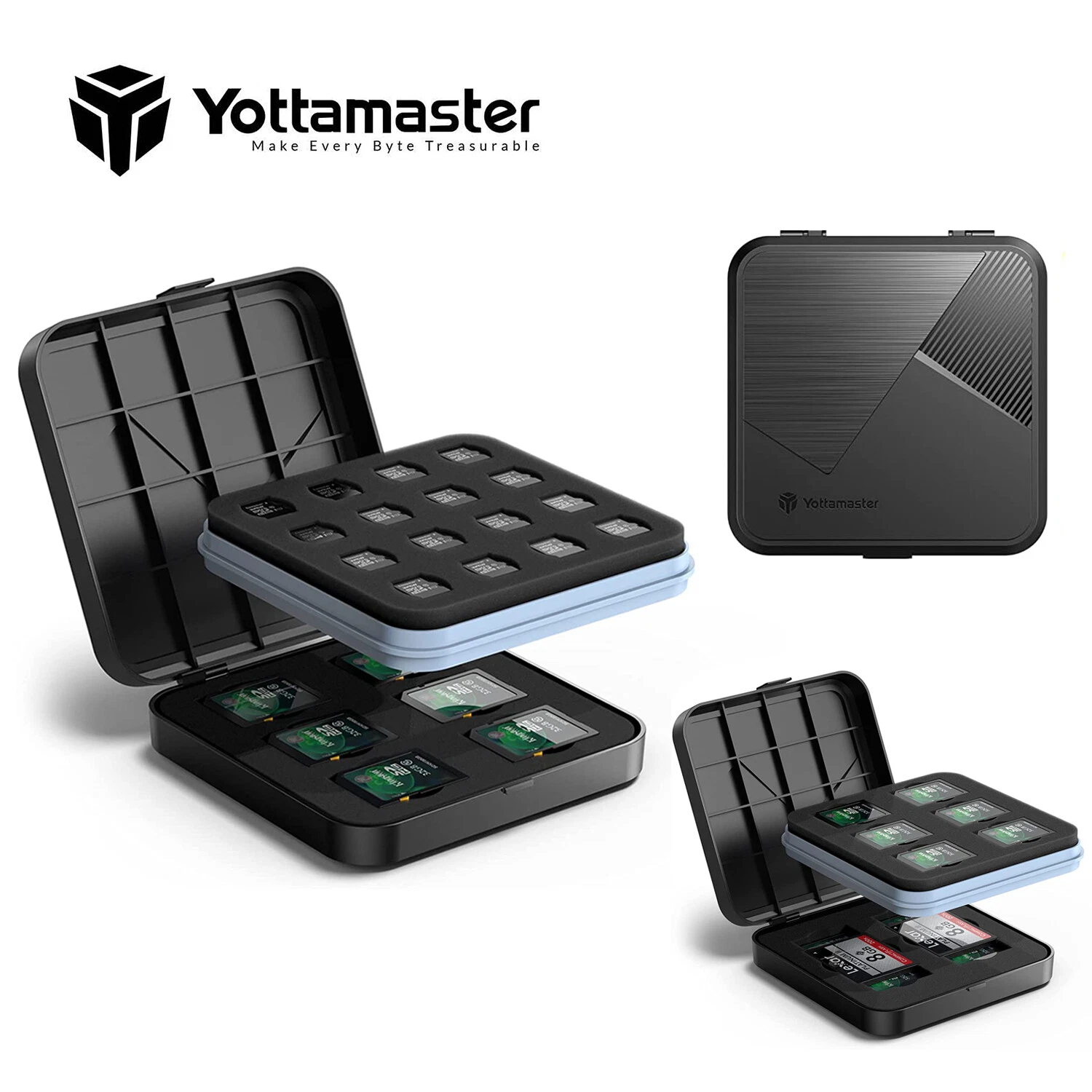Yottamaster Memory Card Protection Box Micro SD SDHC Bag Case Box Cover Sleeve