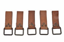 5x Koppelschlaufe, Koppel, Schlaufe, Leder, 