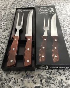 Carvel Hall 2-Piece Carving Set, New In Box, Stainless Steel