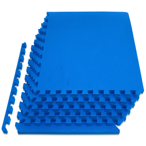 Tappetino per esercizi puzzle extra spesso 1", piastrelle ad incastro in schiuma EVA - Foto 8 di 12