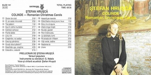 Ștefan Hrușcă – Colinde (Romanian Christmas Carols), Original CD, Romanian CD - Imagen 4 de 4
