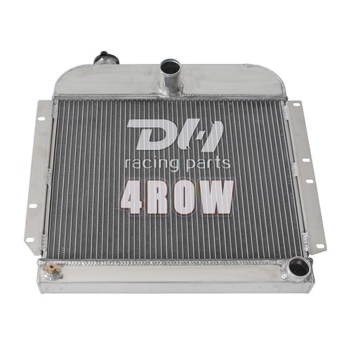 4 Row Alu Radiator For 1941-52 Plymouth Concord Suburban Special Deluxe 3.6/3.8L - Foto 2 di 10