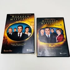 Murdoch Mysteries - Lot of 2 DVDs - Season One & Nine - Acorn - British TV
