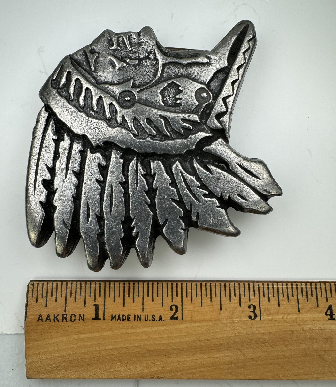 Metal Native American Apache Indigenous Indian He… - image 5