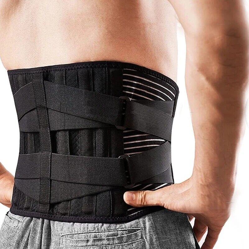 Men Women Lumbar Support Belt Brace For Sciatica Lower Back Pain Relief