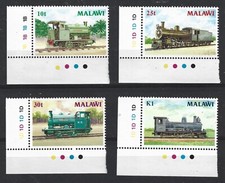 Malawi 1987 #498-01 British Steam Locomotives - MNH