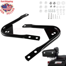 Detachable 2 Up Luggage Rack Docking Hardware Kit Black For Harley Touring 97-08