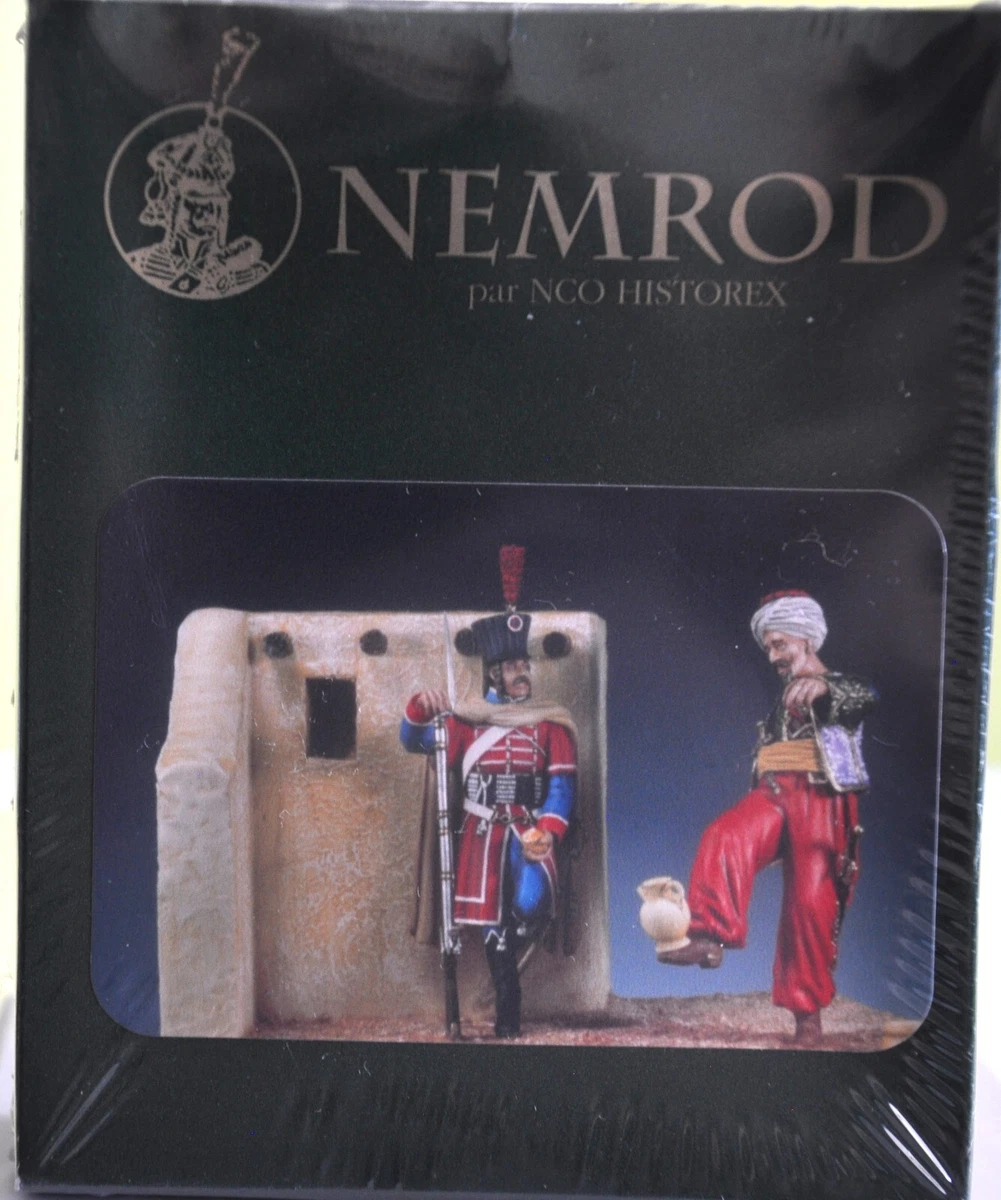 Figurines Soldats Plastique Premier Empire - 5 Tambours + 1 Clairon - Échelle 1:32 (58mm) - Marque Starlux/Historex - Occasion Ancien