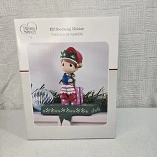 Precious Moments Elf Stocking Holder New in the box Christmas New