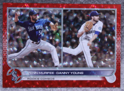 2022 Topps Update Murfee & Young Rookie Combos US220 Red Foil Parallel #/199