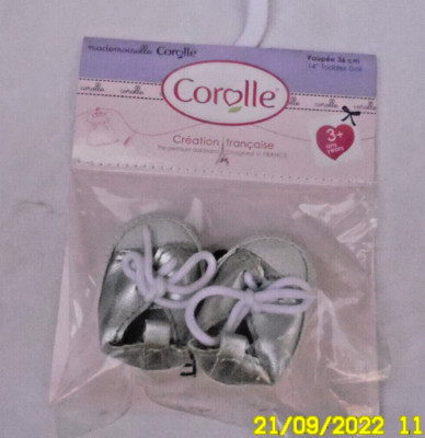 COROLLE ..1 PAAR SCHUHE SNEAKER SILBER PUPPE 36 CM 100% NEU 4 VERFÜGBAR