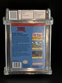 1993 Kirby&rsquo;s Adventure Nintendo NES Sealed Graded WATA 9.2 A+ Seal