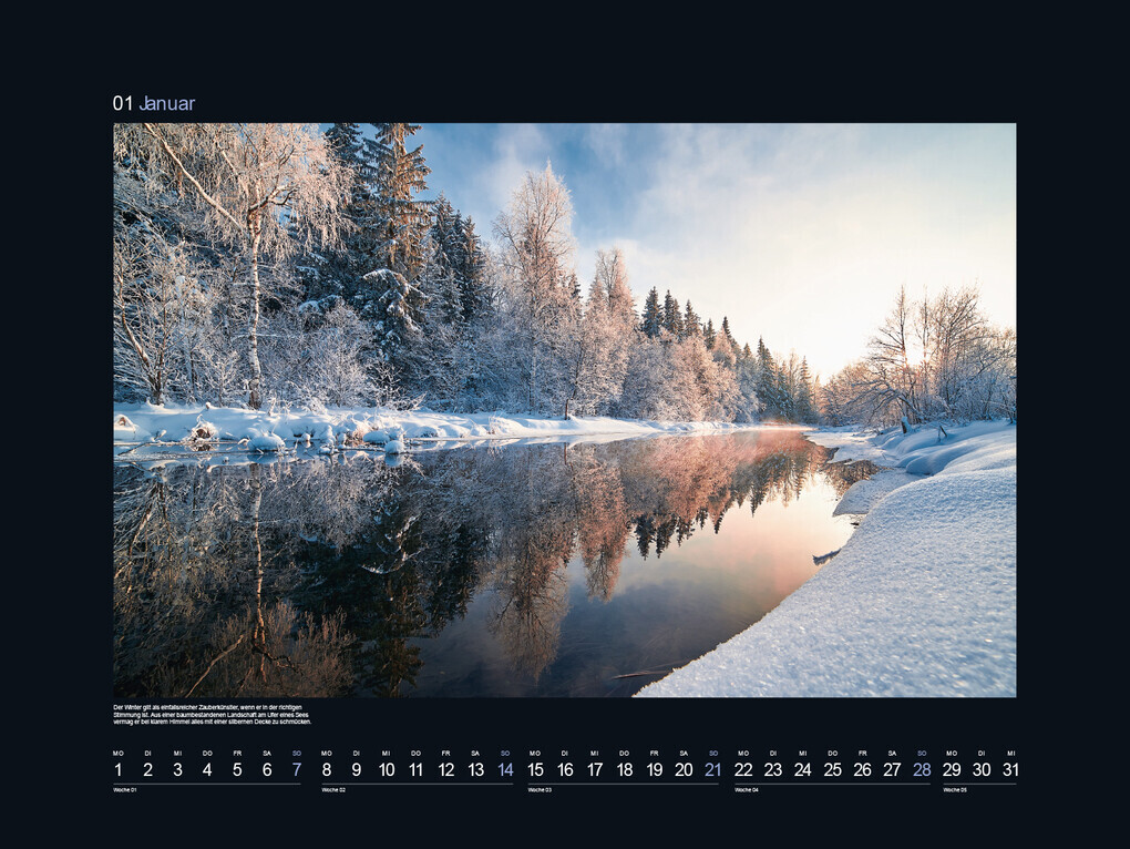 Thumbnail - Silber - Kunth Wandkalender 2024