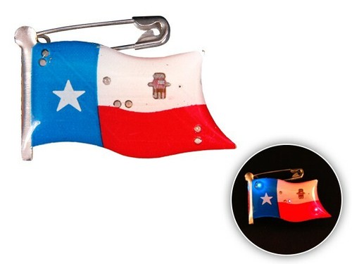 Akachafactory Pin Anstecker USA Texas Flagge – 2,4x1,7cm, Mit Epoxidharz-Schutz, Schmetterlingsverschluss