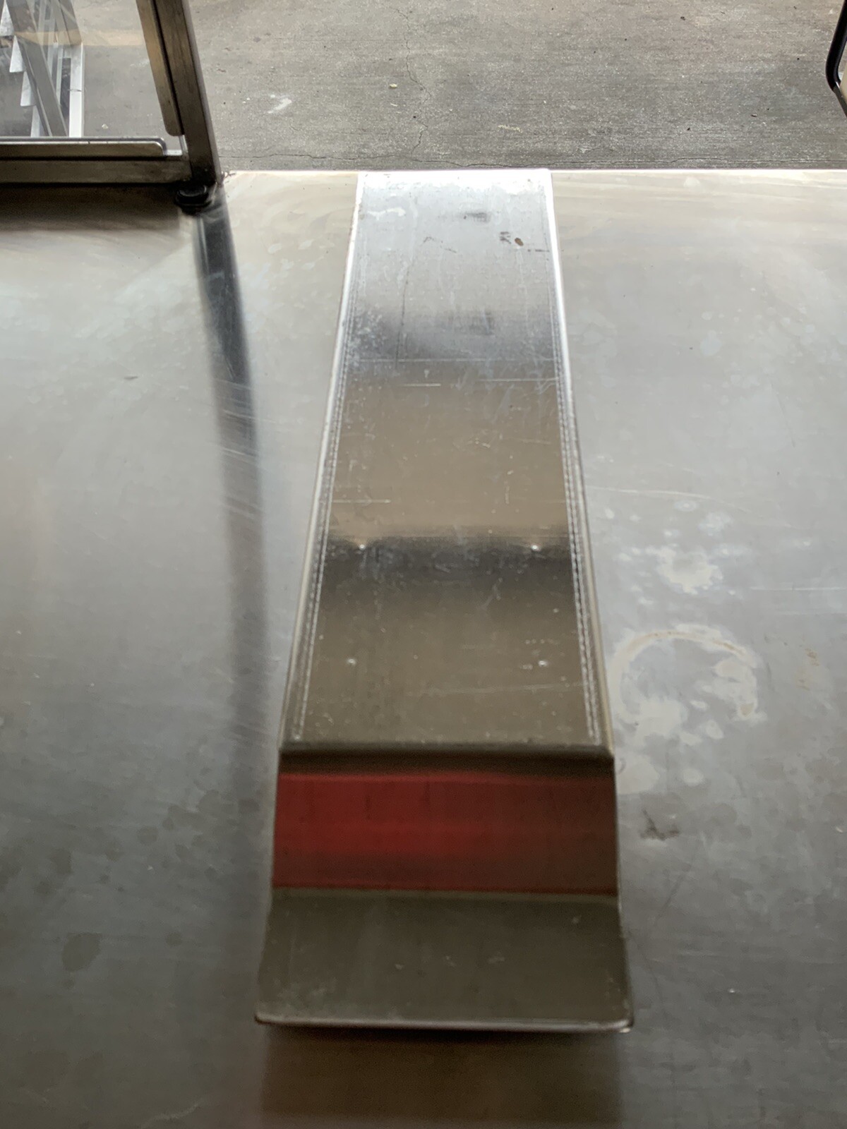 LVO 6" stainless steel pressure plate for LVO sheeter moulder SM24