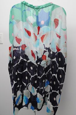 Robe Caftan Marine Pop Meadow Diane Von Furstenberg ZAILA - Neuve Avec Étiquettes - Style Plage