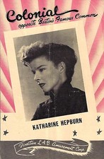 Katharine Hepburn "AS YOU LIKE IT" Cloris Leachman 1949 Boston Tryout Playbill