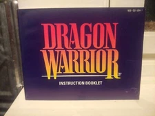 DRAGON WARRIOR Nintendo NES Game Original 1989 Instruction Manual Booklet *ONLY*