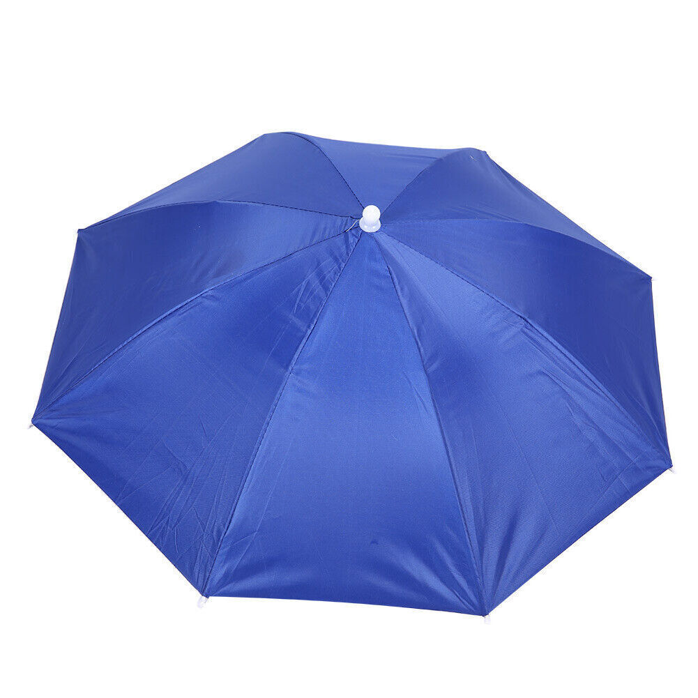 65cm Sunscreen Windproof Head Mounted Umbrella Top Folding Hat Umbrella