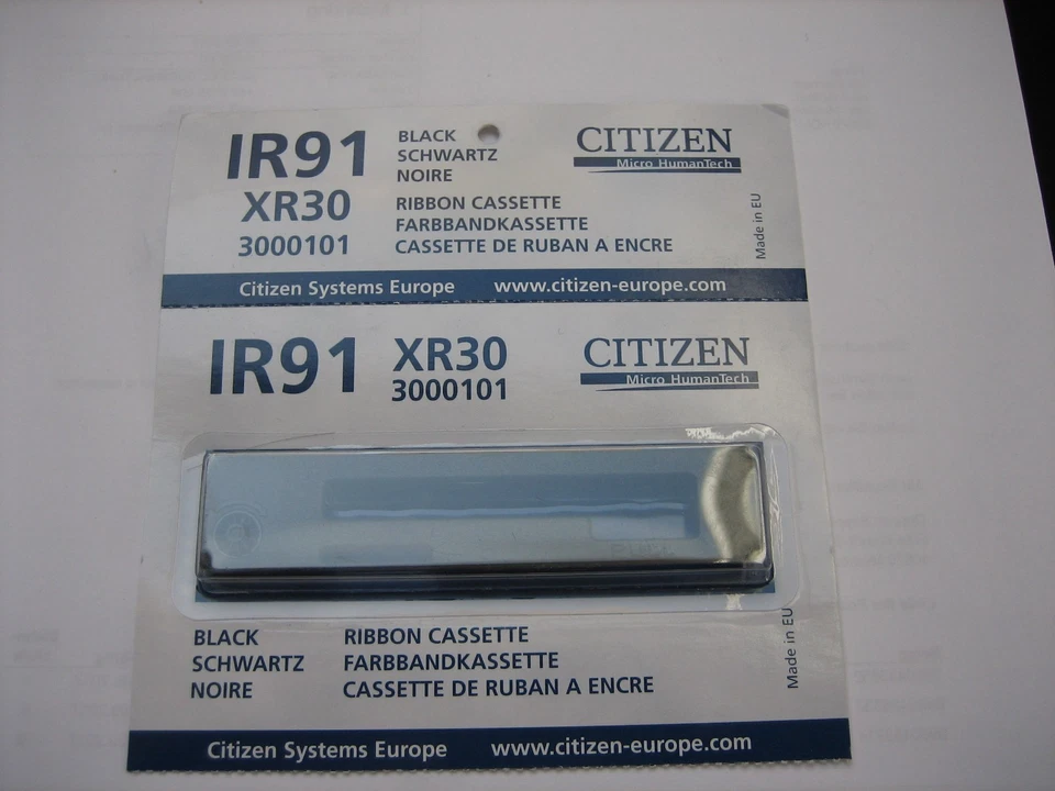 Original Citizen Ribbon Xr-30 Black Md910 Cbm911 Cbm-910 Idp3111 Ir-91b - Image 2 of 4