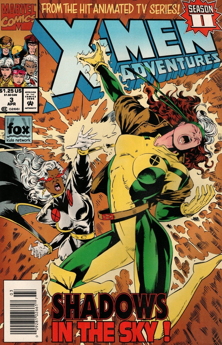 X-Men Adventures II #3 Newsstand Cover (1994-1995) Marvel | eBay