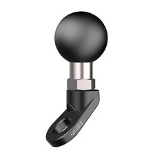 Angled Bolt Head Adapter Ball Base with 1'' TPU Ball  10mm Hole for Motorcycle