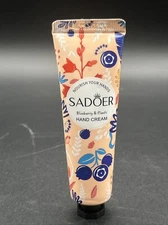 Sadoer Hand Cream Set Moisturizing, Fragrant Blueberry and Plant 30g