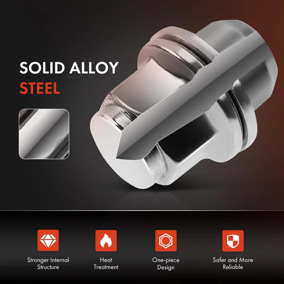 20x M12-1.25 porca de roda dianteira e traseira para Nissan Murano Maxima INFINITI QX50 - Imagem 4 de 4