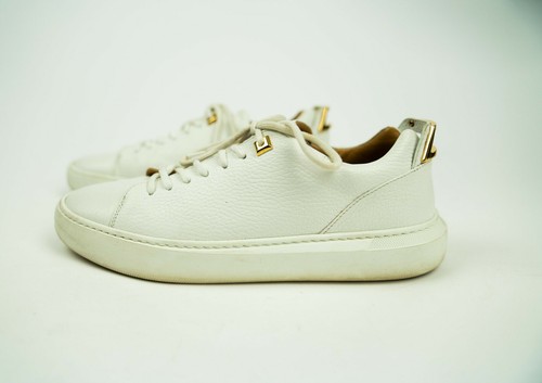 Buscemi Uno Alice White Low-Top Herren Sneaker Schuhe Leder 43 10 - Bild 5 von 11