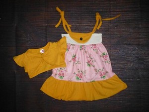 NEW Boutique Baby Girls Floral Dress and Shrug Cardigan Outfit Set 6-12 Months