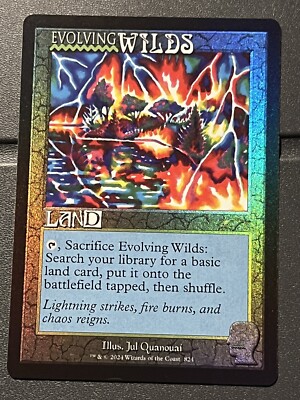 Mtg Secret Lair Brain Dead  Evolving Wilds FOIL  NM