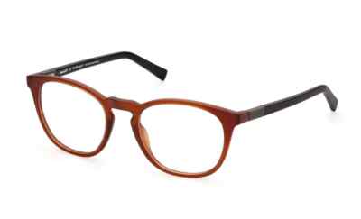 Timberland TB1766 049 Matte Brown Round Optical Eyeglasses Frame  51-20-140
