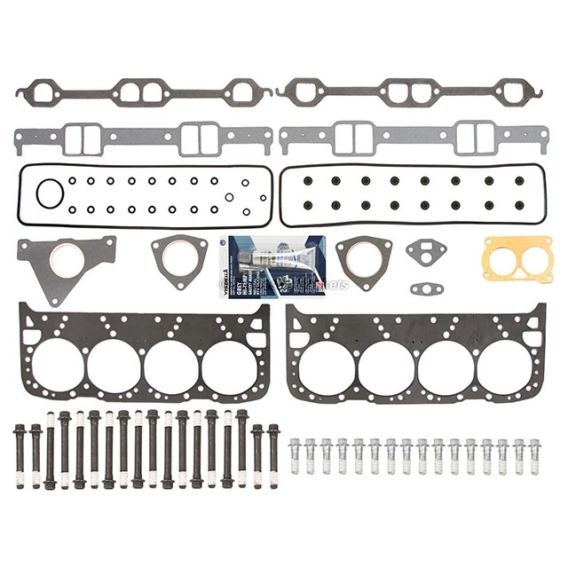 Se adapta a 93-97 Chevrolet Cadillac Buick Pontiac 5,7 L OHV Juego de juntas de culata pernos LT1 Foto 2 de 4