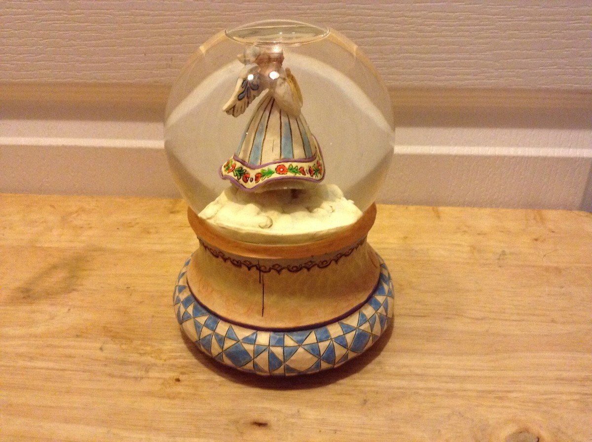 JIM SHORE Waterglobe: ANGEL ON WING #4008848 w/Music 2007 | eBay