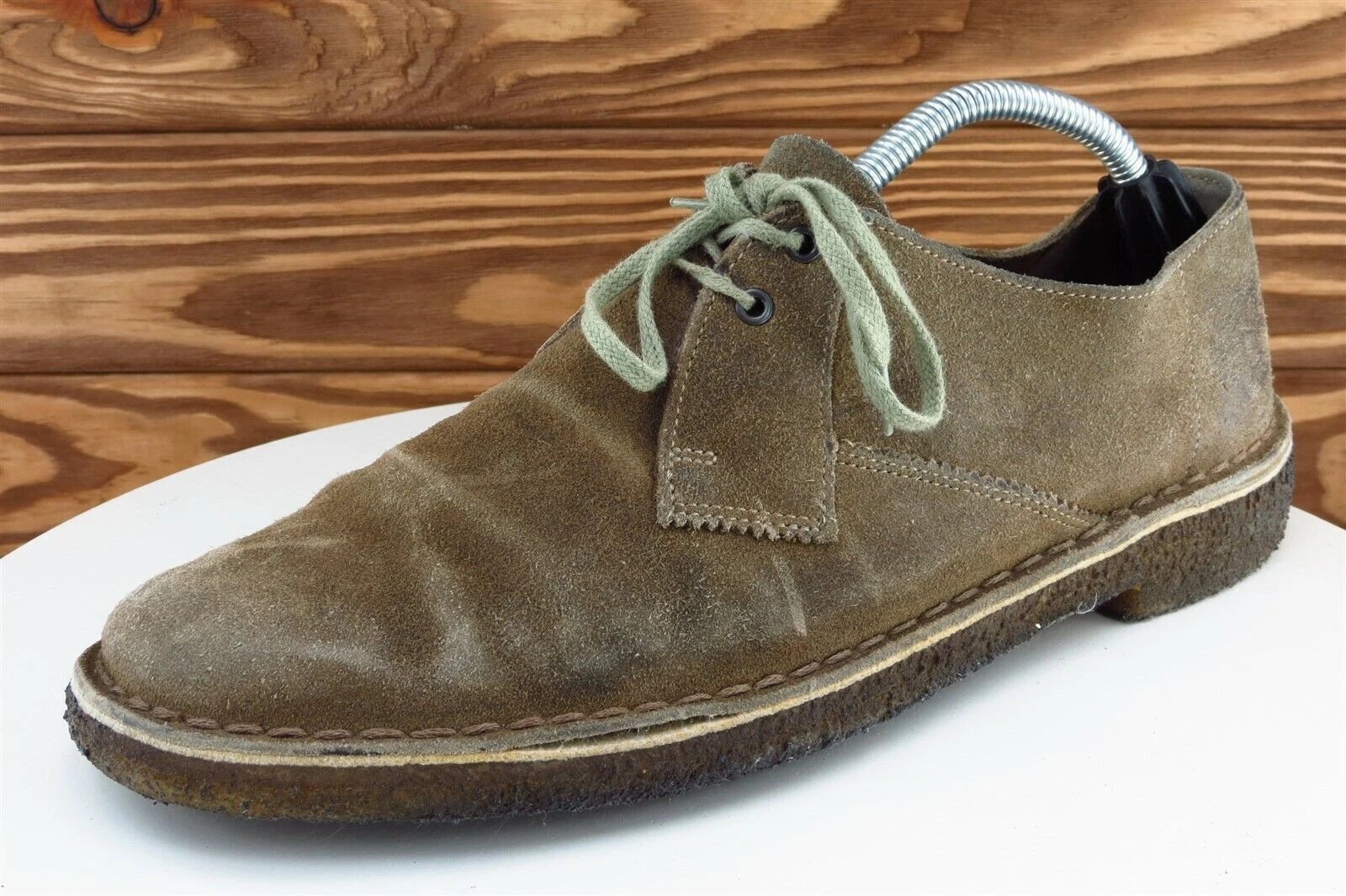 Scarpe Clarks Originals taglia 9 5 M marroni derby Oxford in pelle uomo