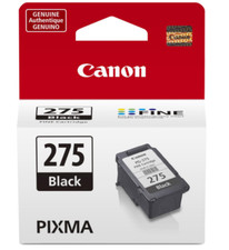 Canon PG-275 Genuine Black Ink Cartridge, Compatible with TS3520/3522, TR4720/47