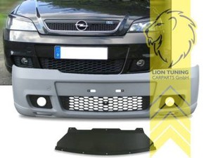 Opel Astra G OPC 2 II Stoßstange Vorne + Kühlergrill Schwarz + Nebel Smoke 97-05