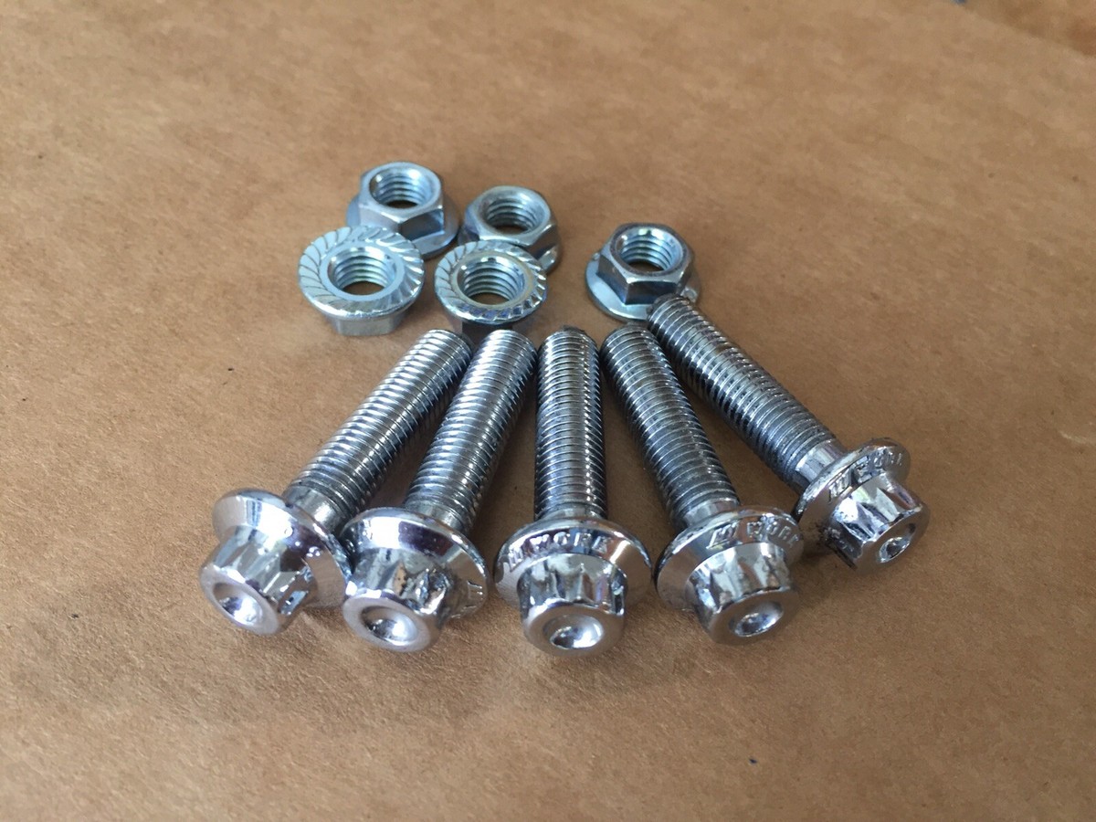 WORK VS-SS M7x 32 MM”chrome” Assembly bolts And Nut for 3 piece