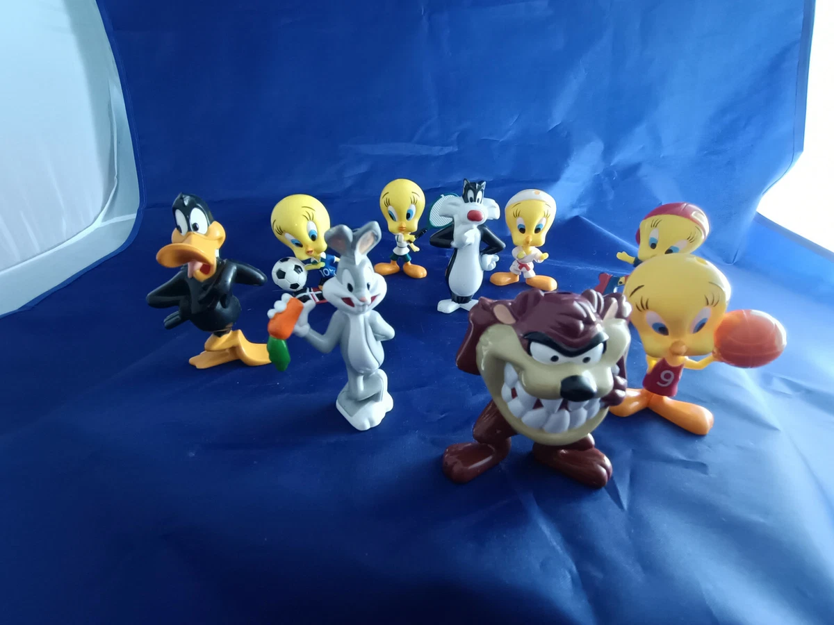 18 Figurines Looney Tunes Warner Bros – Personnages Cultes En Lot Collector
