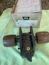 Russwin Uniloc ,Teak Wood Knobs,10B ,Passage. Beautiful Wood Door Knobs.