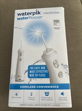 Waterpik Portable Cordless Pearl Water Flosser - White NEW IN BOX