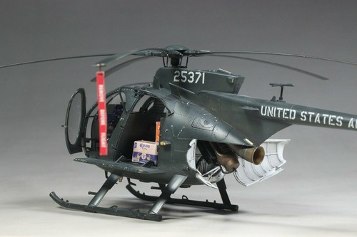 Pro Built model US AH-6J / MH-6J Little Bird + 6 fig.crew 1/35 pre order - Picture 2 of 12