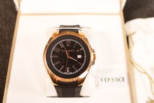 Image of Versace Gold & Navy Black Men’s Watch