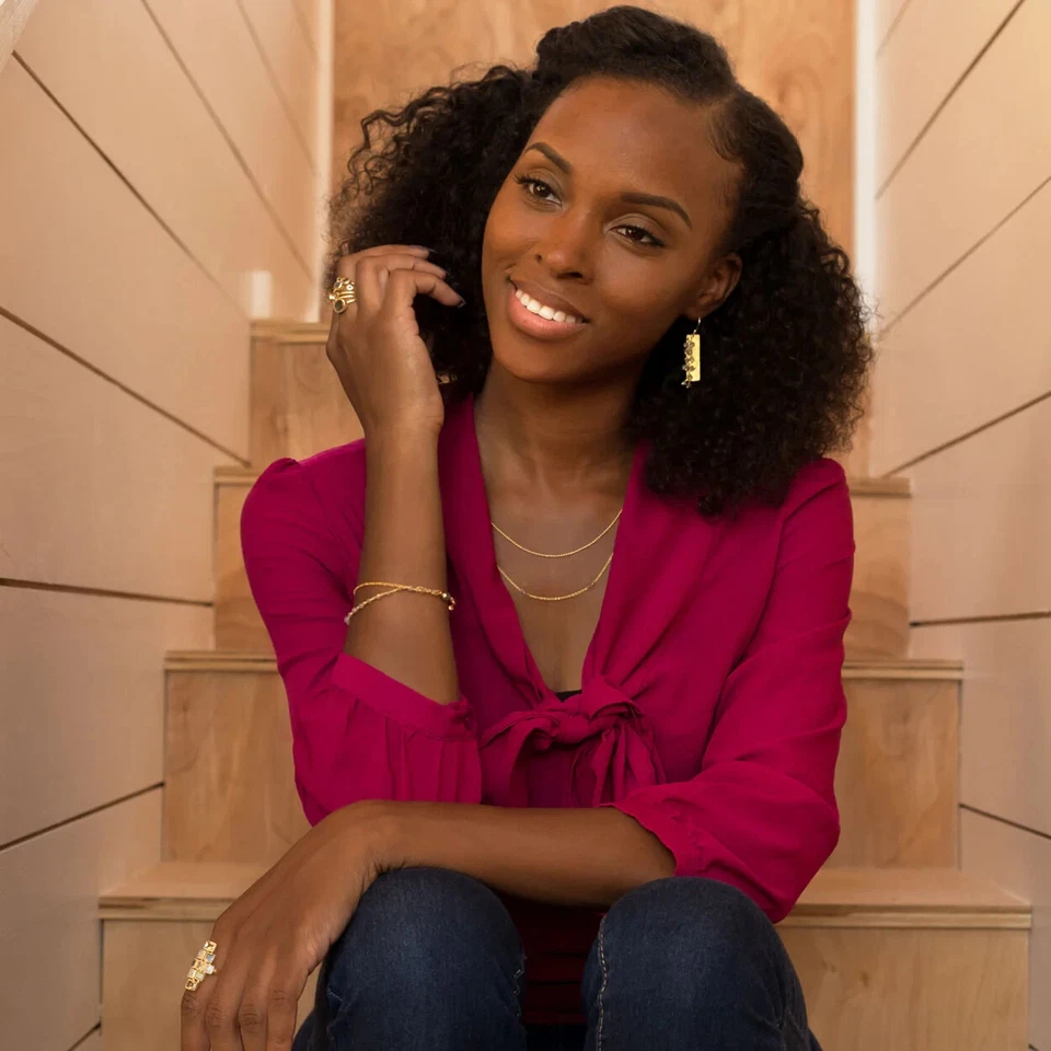 Anillo de plata de ley enchapado en oro de 14K con labradorita, racimo de diamantes Polki Foto 3 de 4