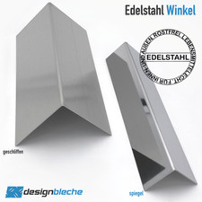 Edelstahl Winkel K240 V4A L-Winkel bis 2 Meter Kantenschutz Eckschutz Profil