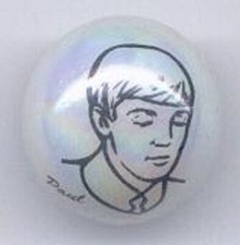 Beatles Paul 1" Glass Logo Marble