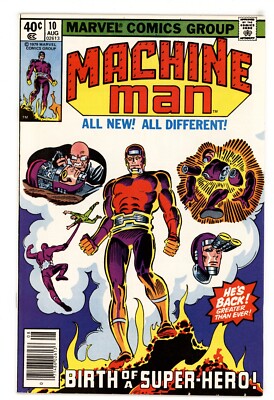 Machine Man #10 VF+ 8.5 1979 Newsstand Edition Steve Ditko Cover