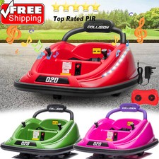 12V Electric Car Kids Ride on Bumper 360  Spin Vehicle Parents Remote Control US