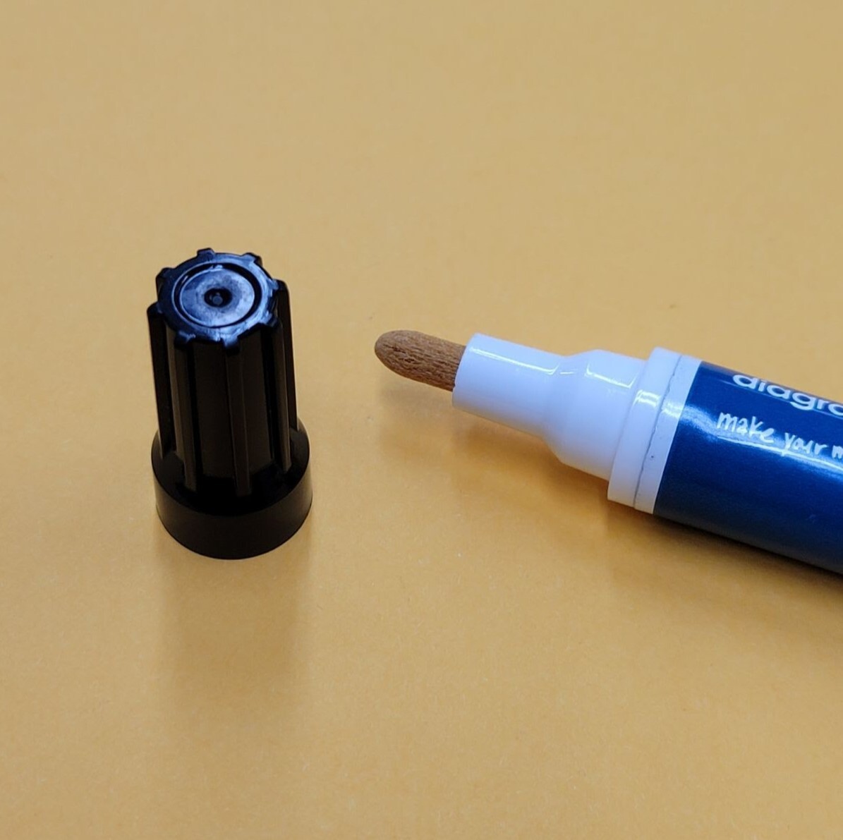 NEW Box of 12 Diagraph GP-X Classic Industrial Xylene Paint Pen Markers - Black